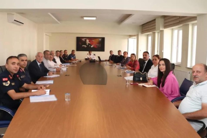 ASAYİŞ VE TRAFİK TEDBİRLERİ TOPLANTISI YAPILDI