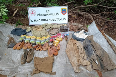 GİRESUN’DA TERÖR ÖRGÜTÜNÜN DEPOSU ELE GEÇİRİLDİ