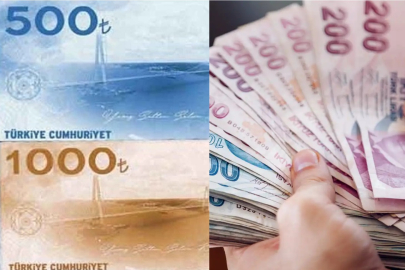 500 ve 1000 LİRALIK BANKNOT