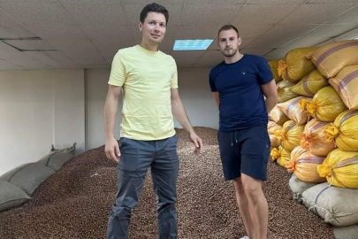 KOCA AVRUPA FINDIĞI İNCELEMEK İÇİN GELDİ