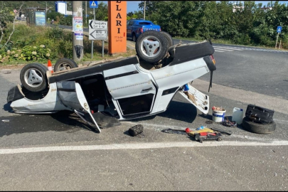 ORDU'DA FECİ KAZA: METRELERCE SÜRÜKLEDİ