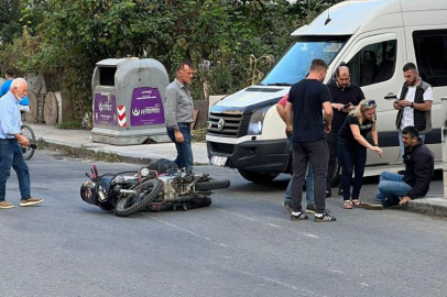 ALTINORDU’DA MOTOSİKLET KAZASI: 1 YARALI