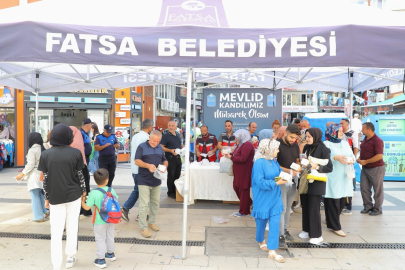 FATSA BELEDİYESİ, KANDİL SİMİDİ İLE VATANDAŞIN KANDİLİNİ KUTLADI