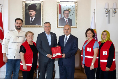 TÜRK KIZILAY FATSA ŞUBESİNDEN VALİ EROL’A ZİYARET