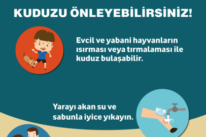 "KUDUZU ÖNLEYEBİLİRSİNİZ"