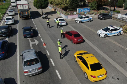 ORDU’DA DRONE DESTEKLİ TRAFİK DENETİMİ