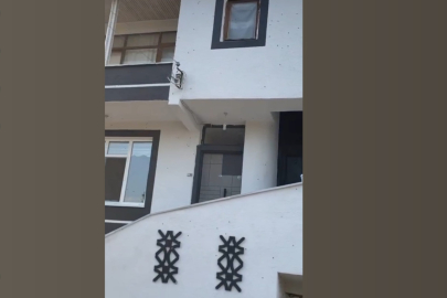 İKİ KATLI EVİ KOKARCA İSTİLA ETTİ