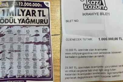 ORDU'DA KAZI KAZAN'DAN 1 MİLYON TL ÇIKTI