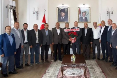 AYBASTILI MUHTARLARDAN VALİ EROL’A ZİYARET