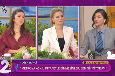 TUĞBA EKİNCİ'NDEN TEPKİ ÇEKEN SÖZLER: 'DAYAK YEMEK İSTEMEYEN KADIN YER Mİ? AHLAKLI KADINLAR OLSALAR BUNLAR OLMAZ'
