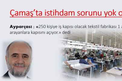 ÇAMAŞ'DA YENİ BİR İŞ İMKANI DAHA