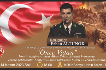 ALBAY ALTUNOK, BU AKŞAM FATSALILAR İLE BULUŞACAK