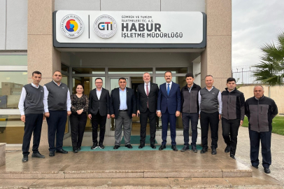 FATBO BAŞKANI ALİ FEYZİ SINIR KAPISI İŞLETME MÜDÜRLÜĞÜNDE