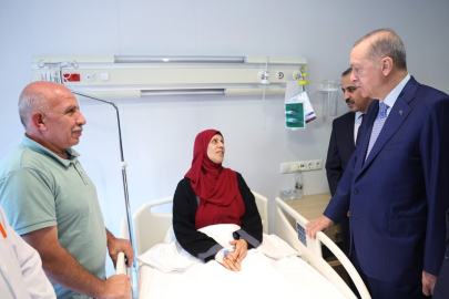 GAZZE’Lİ HASTALARA ZİYARET