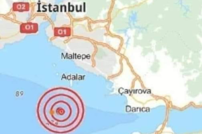 MARMARA DENİZİ, ÇINARCIK  AÇIKLARINDA DEPREM!