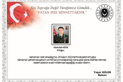 PENÇE-KİLİT OPERASYONU BÖLGESİNDEN ŞEHİT HABERİ GELDİ
