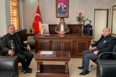 BAŞKAN OCAK’TAN KAYMAKAM TARIK’A ZİYARET
