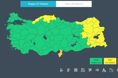 METEOROLOJİ 23 İL İÇİN UYARI VERDİ!