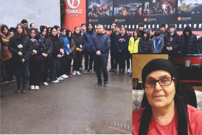 ÖĞRENCİLERİN NALİYE ANNESİ GÖZYAŞLARIYLA UĞURLANDI