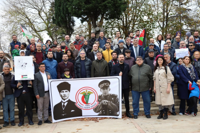 SAĞLIK ÇALIŞANLARINDAN İSRAİL'E TEPKİ YÜRÜYÜŞÜ