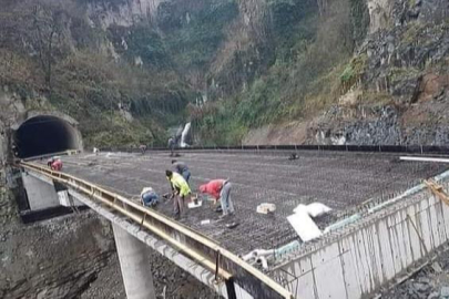 DEREYOLU’NDA BETON ATMA İŞLEMİ BAŞLADI
