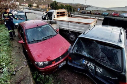 ORDU’DA ZİNCİRLEME TRAFİK KAZASI