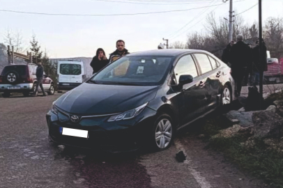 ORDU’DA PATPAT İLE OTOMOBİL ÇARPIŞTI