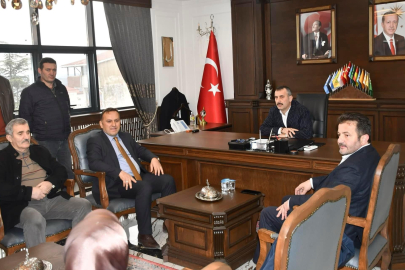 YANIK’TAN BAŞKAN SEMİZ’E ZİYARET