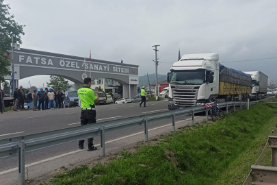 FATSA’DA TIRIN ÇARPTIĞI YAŞLI ADAM AĞIR YARALANDI