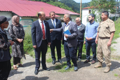 KAYMAKAM YATIRIMLARI YERİNDE İNCELEDİ