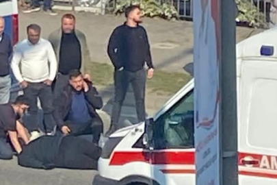 DOLMUŞA ÇARPAN MOTOSİKLET SÜRÜCÜSÜ YARALANDI