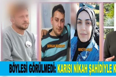 KOCASININ NİKAH ŞAHİDİ İLE KAÇTI!