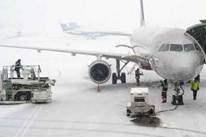 ORDU’DA HAVA ULAŞIMINA KAR ENGELİ