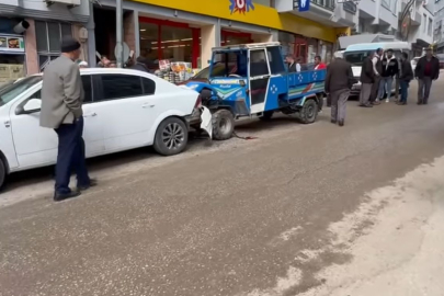 PATPAT 2 ARACA ÇARPARAK DURABİLDİ