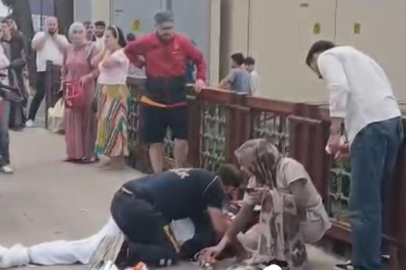 MOTOSİKLETİN ÇARPTIĞI KADIN AĞIR YARALANDI!