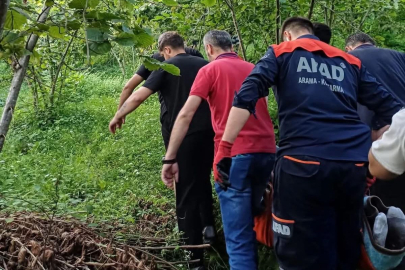 FINDIK BAHÇESİNDE ÖLÜ BULUNDU!