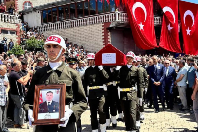 ORDU ŞEHİDİNİ UĞURLADI  