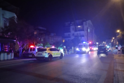 KONTROLDEN ÇIKAN ARAÇ BAHÇEYE UÇTU