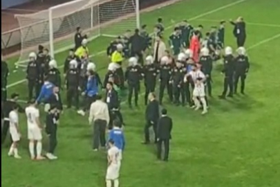 DERBİDE ÇEVİK KUVVET SAHAYA İNDİ