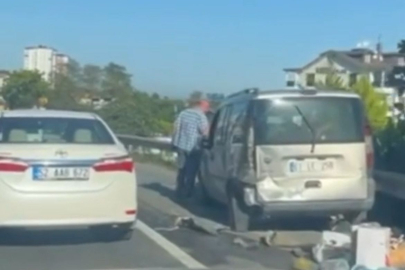 DOLUNAY’DA ZİNCİRLEME TRAFİK KAZASI!