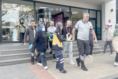 AVM’NİN MERDİVENİNDEN DÜŞEN YAŞLI KADIN YARALANDI!