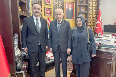 ŞANLITÜRK AİLESİNDEN BAHÇELİ’YE ZİYARET