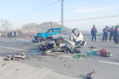 ULUBEY–ORDU YOLUNDA KAZA: 1 ÖLÜ, 1 YARALI