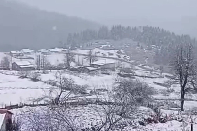 ÇAMBAŞI YAYLASI BEYAZA BÜRÜNDÜ