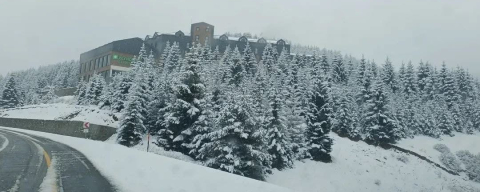ÇAMBAŞI YAYLASI BEYAZA BÜRÜNDÜ