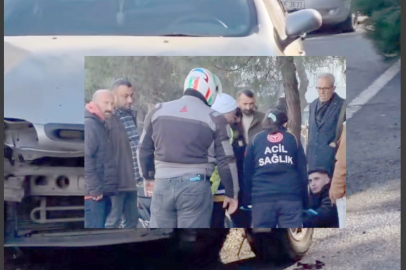 AĞACA ÇARPAN ARAÇTA 1 KİŞİ YARALANDI!