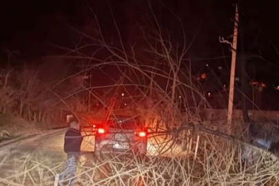 FIRTINA YIKTI, DAĞITTI, VATANDAŞ TOPARLADI!