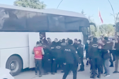 MAÇ SONRASI TARAFTARLAR ARASINDA GERGİNLİK!