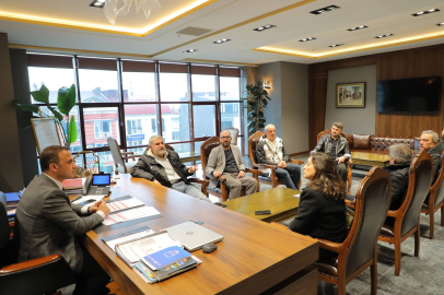 FATSA GAZETECİLER VE BASIN DERNEĞİ’NDEN BAŞKAN KİBAR’A ZİYARET