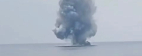 İNSANSIZ DENİZ ARACI PATLATILDI